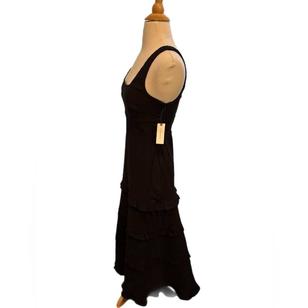 Anthropologie Black Tiered Maxi‎ Dress - Picture 5 of 8